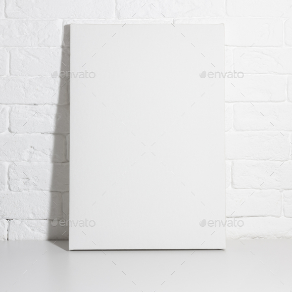 Blank Canvas Frame Stock Photo By Meteoritka PhotoDune   White Wall And Mock Up 